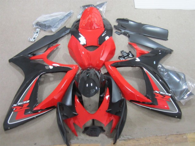 Cheapest 2006-2007 Black Red Suzuki GSXR600 Motorcylce Fairings Canada