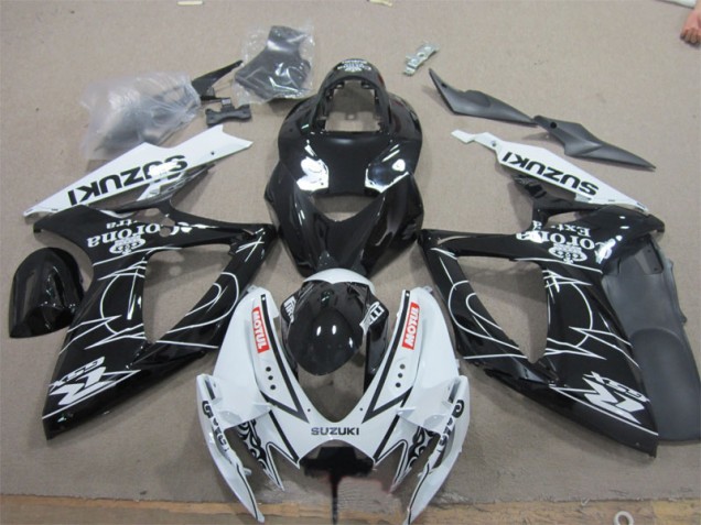 Cheapest 2006-2007 Black White Corona Extra Motul Suzuki GSXR600 Motorcycle Fairings Canada