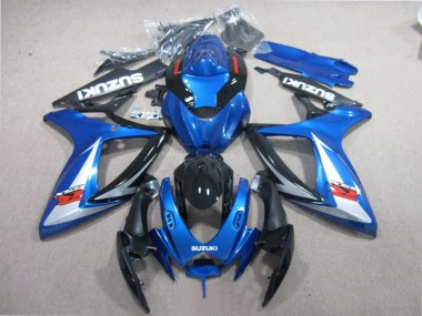 Cheapest 2006-2007 Blue Black White Suzuki GSXR600 Motorcycle Fairing Kits Canada