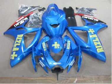 Cheapest 2006-2007 Blue Yellow Rizla Suzuki GSXR600 Motorbike Fairing Canada