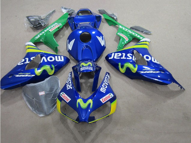 Cheapest 2006-2007 Blue Movistar Castrol Suzuki GSXR600 Motorcycle Fairing Kit Canada Cheapest 2006-2007 Blue Movistar Castrol Suzuki GSXR600 Motorcycle Fairing Kit Canada