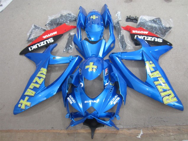 Cheapest 2008-2010 Blue Yellow Rizla White Motul Suzuki GSXR600 Motorcycle Fairings Canada Cheapest 2008-2010 Blue Yellow Rizla White Motul Suzuki GSXR600 Motorcycle Fairings Canada