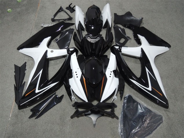 Cheapest 2008-2010 Black White Suzuki GSXR600 Bike Fairings Canada Cheapest 2008-2010 Black White Suzuki GSXR600 Bike Fairings Canada