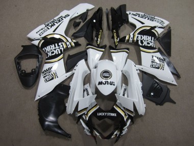 Cheapest 2011-2021 White Lucky Strike Black Motul Suzuki GSXR600 Motorcycle Bodywork Canada