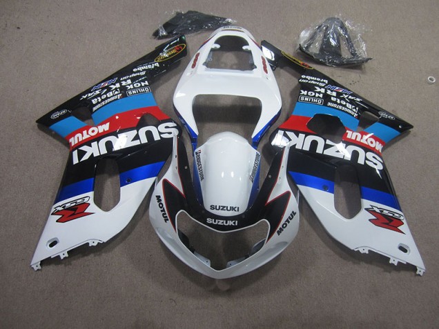 Cheapest 2001-2003 White Blue Red Motul Suzuki GSXR750 Motorbike Fairing Canada Cheapest 2001-2003 White Blue Red Motul Suzuki GSXR750 Motorbike Fairing Canada