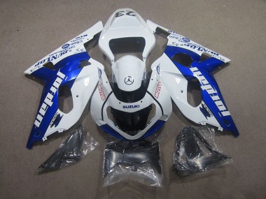 Cheapest 2001-2003 White Blue Motul Suzuki GSXR750 Motorcycle Fairing Kit Canada