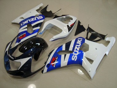 Cheapest 2001-2003 Blue White Suzuki GSXR750 Replacement Fairings Canada