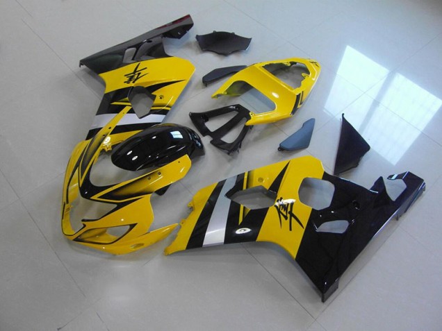 Cheapest 2004-2005 Yellow Black Suzuki GSXR750 Moto Fairings Canada Cheapest 2004-2005 Yellow Black Suzuki GSXR750 Moto Fairings Canada