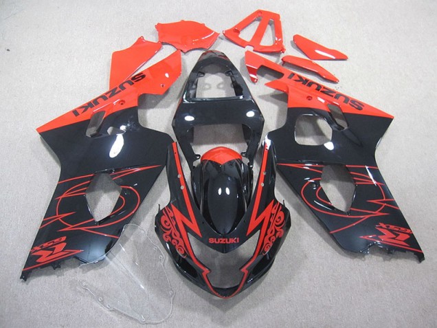 Cheapest 2004-2005 Red Black Suzuki GSXR750 Motorcycle Fairings Canada Cheapest 2004-2005 Red Black Suzuki GSXR750 Motorcycle Fairings Canada