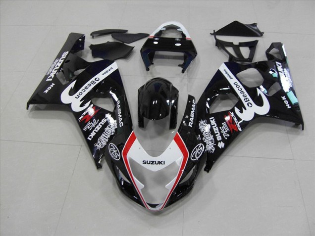 Cheapest 2004-2005 Black Red Beacon Suzuki GSXR750 Motorbike Fairings Canada Cheapest 2004-2005 Black Red Beacon Suzuki GSXR750 Motorbike Fairings Canada