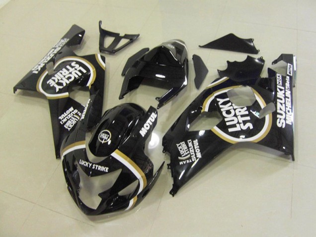 Cheapest 2004-2005 Black White Lucky Strike Motul Suzuki GSXR750 Motorcycle Fairing Canada Cheapest 2004-2005 Black White Lucky Strike Motul Suzuki GSXR750 Motorcycle Fairing Canada