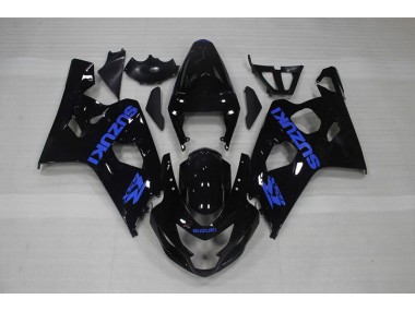 Cheapest 2004-2005 Black Blue Decal Suzuki GSXR750 Motorcycle Fairing Kits Canada