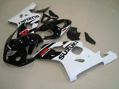 Cheapest 2004-2005 Black White Suzuki GSXR750 Bike Fairings Canada