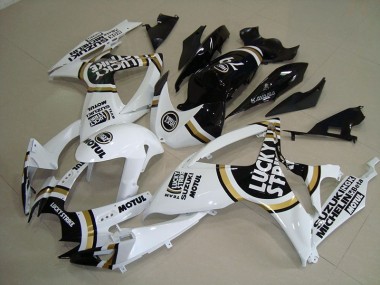 Cheapest 2006-2007 White Lucky Strike Black Motul Suzuki GSXR750 Motorcycle Fairings Kit Canada