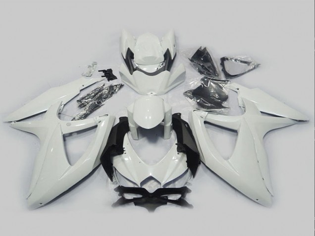 Cheapest 2008-2010 White Suzuki GSXR750 Motorcycle Fairing Kits Canada Cheapest 2008-2010 White Suzuki GSXR750 Motorcycle Fairing Kits Canada