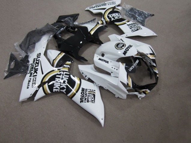 Cheapest 2011-2021 White Lucky Strike Black Motul Suzuki GSXR750 Bike Fairings Canada Cheapest 2011-2021 White Lucky Strike Black Motul Suzuki GSXR750 Bike Fairings Canada