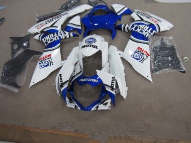 Cheapest 2011-2021 White Lucky Strike Motul Suzuki GSXR750 Motorbike Fairing Canada