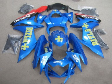 Cheapest 2011-2021 Blue Yellow Rizla Suzuki GSXR750 Motor Bike Fairings Canada