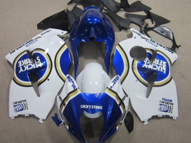 Cheapest 1996-2007 Blue Motul White Lucky Strike Suzuki GSXR1300 Hayabusa Motorcycle Replacement Fairings Canada
