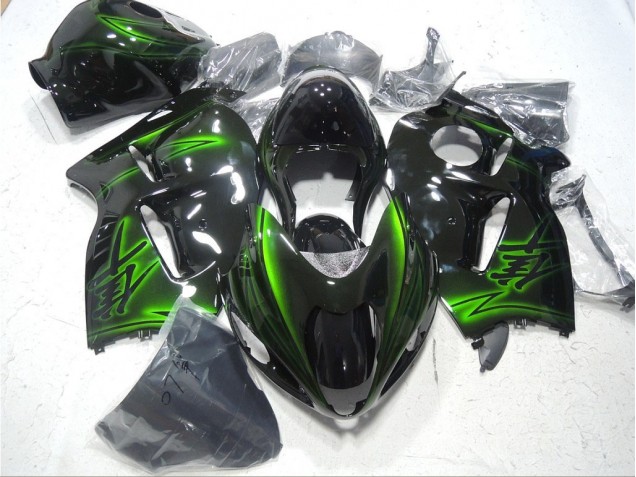 Cheapest 1996-2007 Black Green Suzuki GSXR1300 Hayabusa Bike Fairing Canada Cheapest 1996-2007 Black Green Suzuki GSXR1300 Hayabusa Bike Fairing Canada