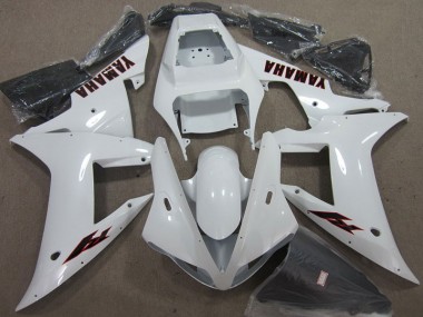 Cheapest 2002-2003 White Black Yamaha YZF R1 Motorcycle Fairing Kit Canada