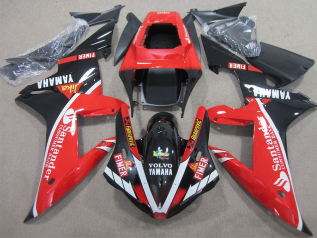 Cheapest 2002-2003 Red Black Santander Yamaha YZF R1 Motorcycle Fairings Kits Canada Cheapest 2002-2003 Red Black Santander Yamaha YZF R1 Motorcycle Fairings Kits Canada