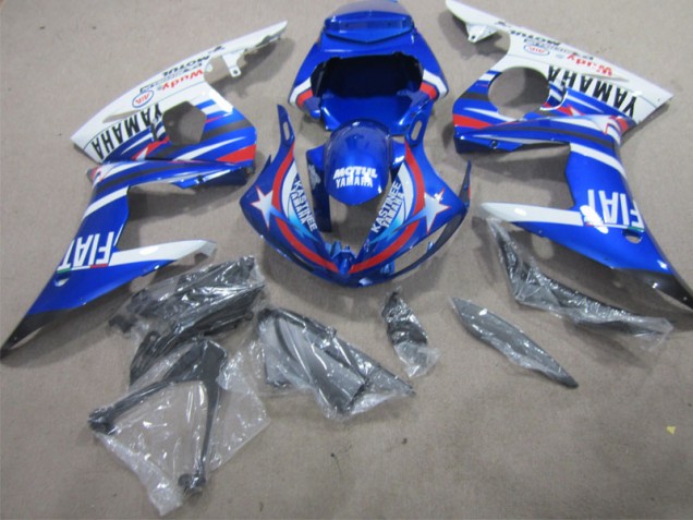 Cheapest 2002-2003 Blue White Motul Fiat Yamaha YZF R1 Moto Fairings Canada Cheapest 2002-2003 Blue White Motul Fiat Yamaha YZF R1 Moto Fairings Canada
