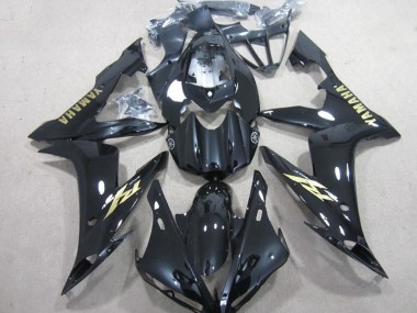 Cheapest 2004-2006 Black White Gold Decal Yamaha YZF R1 Motorcycle Fairing Kit Canada