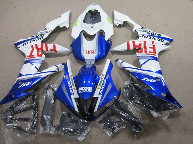 Cheapest 2004-2006 Blue White Motul Fiat Yamaha YZF R1 Motorbike Fairing Kits Canada