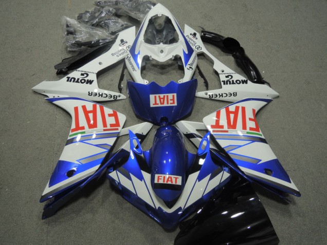 Cheapest 2007-2008 Blue White Red Fiat Yamaha YZF R1 Motorcycle Replacement Fairings Canada