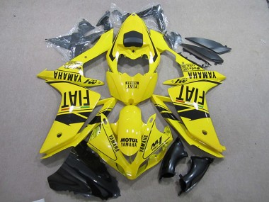 Cheapest 2007-2008 Yellow Black Motul Fiat Yamaha YZF R1 Motorcycle Fairing Canada