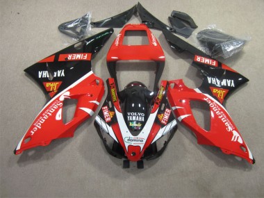 Cheapest 2009-2011 Red Black White Santander Yamaha YZF R1 Motorcycle Fairing Kit Canada
