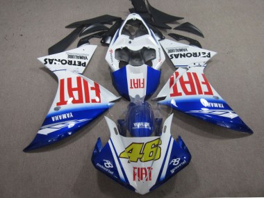 Cheapest 2009-2011 Blue White Fiat 46 Yamaha YZF R1 Motorcyle Fairings Canada