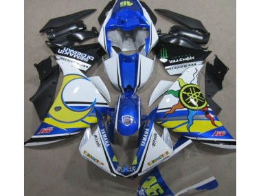 Cheapest 2009-2011 Blue White Yellow 46 Yamaha YZF R1 Replacement Fairings Canada