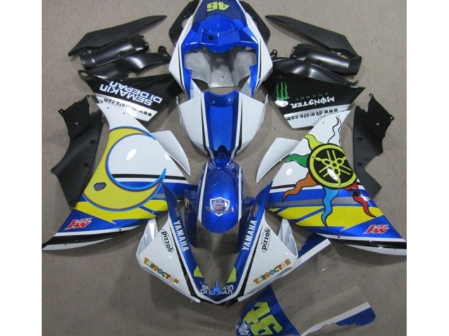 Cheapest 2009-2011 Blue White Yellow 46 Yamaha YZF R1 Replacement Fairings Canada Cheapest 2009-2011 Blue White Yellow 46 Yamaha YZF R1 Replacement Fairings Canada