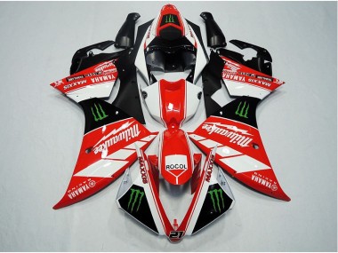 Cheapest 2012-2014 Red White Rocol Yamaha YZF R1 Replacement Motorcycle Fairings Canada