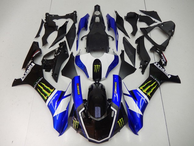 Cheapest 2015-2019 Blue Black Monster Yamaha YZF R1 Motorbike Fairings Canada Cheapest 2015-2019 Blue Black Monster Yamaha YZF R1 Motorbike Fairings Canada