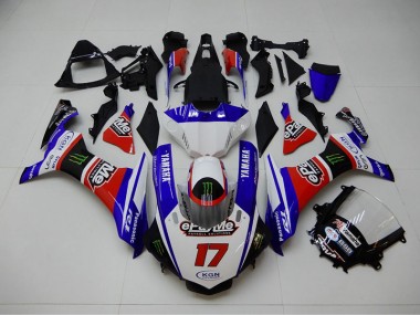 Cheapest 2015-2019 Blue Red KGN 17 Yamaha YZF R1 Replacement Motorcycle Fairings Canada