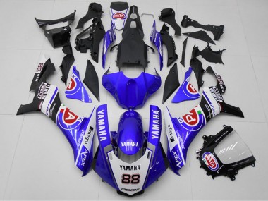 Cheapest 2015-2019 Blue PATA 88 Yamaha YZF R1 Bike Fairing Kit Canada