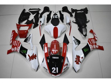 Cheapest 2015-2019 Red Black 21 Yamaha YZF R1 Motorcycle Fairings Kit Canada