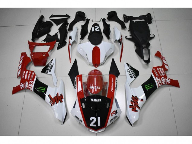 Cheapest 2015-2019 Red Black 21 Yamaha YZF R1 Motorcycle Fairings Kit Canada Cheapest 2015-2019 Red Black 21 Yamaha YZF R1 Motorcycle Fairings Kit Canada