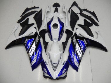 Cheapest 2015-2022 Blue White Yamaha YZF R3 Motorcycle Fairing Canada