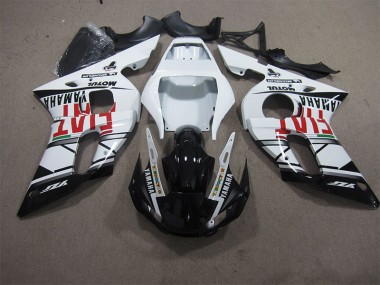 Cheapest 1998-2002 White Black Fiat Yamaha YZF R6 Motorbike Fairing Kits Canada