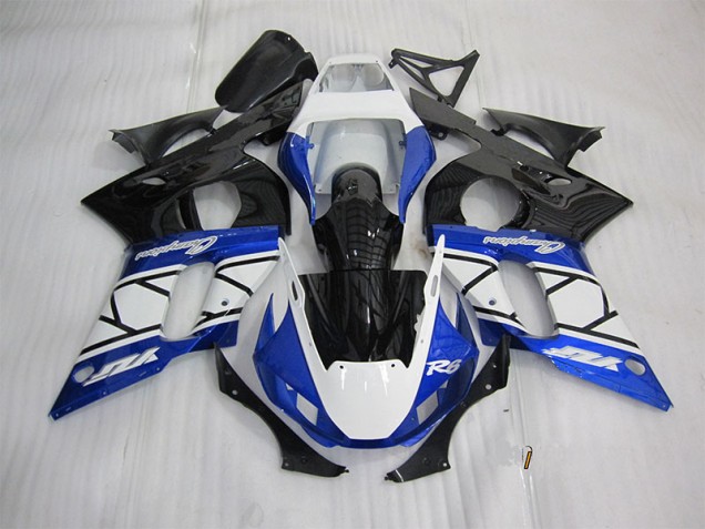 Cheapest 1998-2002 Blue White Black Yamaha YZF R6 Motorbike Fairings Canada Cheapest 1998-2002 Blue White Black Yamaha YZF R6 Motorbike Fairings Canada