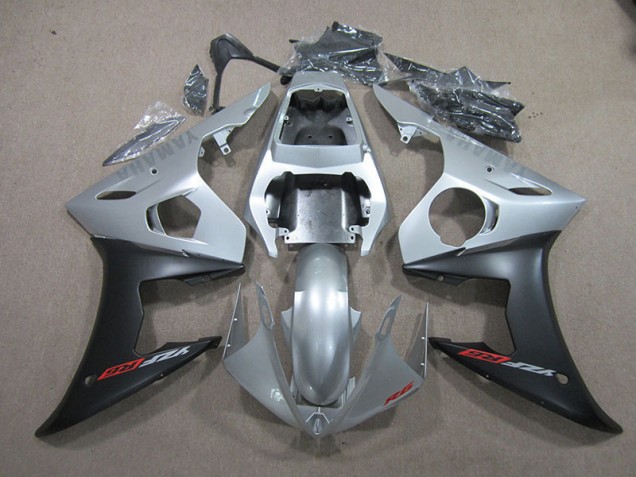 Cheapest 2003-2005 Silver Black Yamaha YZF R6 Bike Fairing Canada