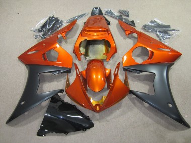 Cheapest 2003-2005 Orange Black Yamaha YZF R6 Motorbike Fairing Kits Canada