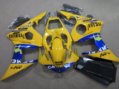 Cheapest 2003-2005 Yellow Motul Yamaha YZF R6 Motorcycle Fairing Kits Canada