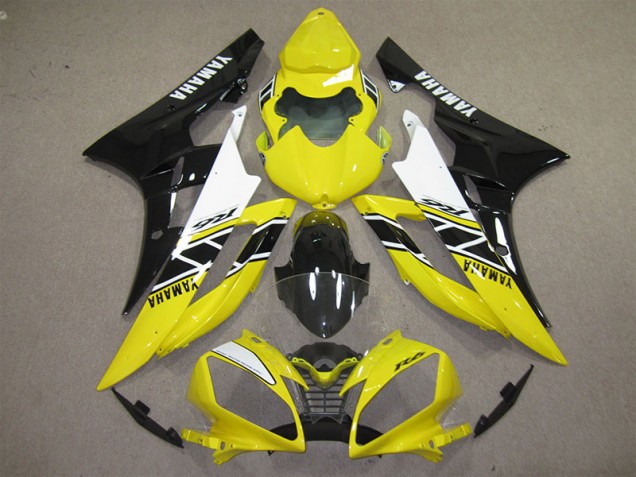 Cheapest 2006-2007 Yellow Black Decal Yamaha YZF R6 Motorcycle Fairings Kits Canada Cheapest 2006-2007 Yellow Black Decal Yamaha YZF R6 Motorcycle Fairings Kits Canada