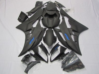 Cheapest 2006-2007 Black Blue Decal Yamaha YZF R6 Motorcycle Fairings Kit Canada