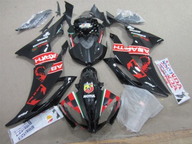 Cheapest 2008-2016 Black White Motul Yamaha YZF R6 Motorbike Fairing Canada